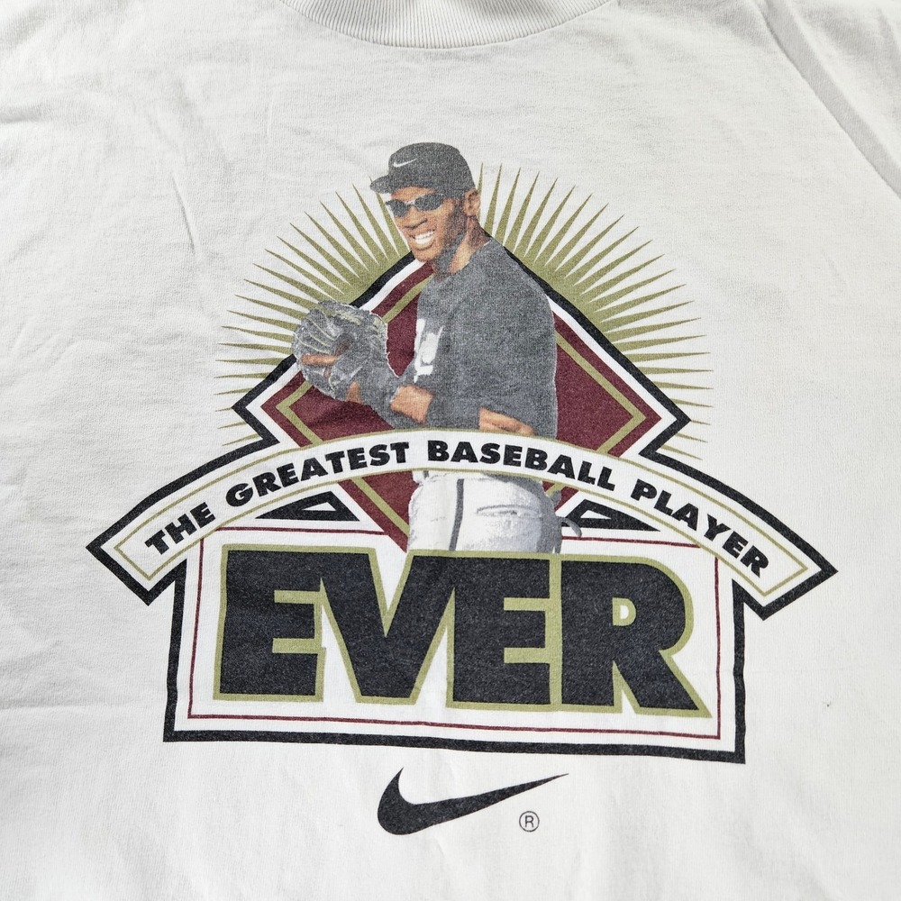 Vintage 90s Nike Michael Jordan Baseball T Shirt Mens L Made USA Double Sided